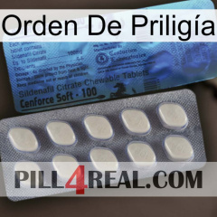 Orden De Priligía 34